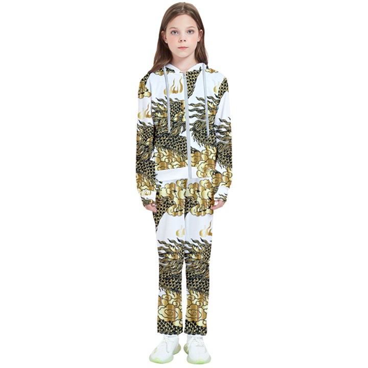 Dragon Animals Monster Kids  Tracksuit