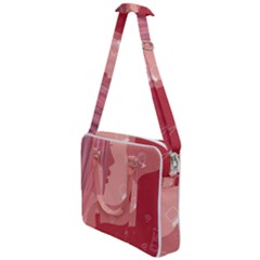 Online Woman Beauty Pink Cross Body Office Bag by Mariart