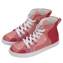 Online Woman Beauty Pink Women s Hi-top Skate Sneakers