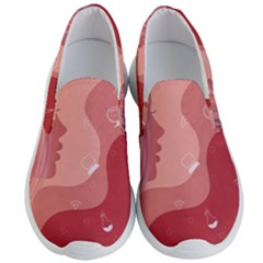 Online Woman Beauty Pink Men s Lightweight Slip Ons by Mariart