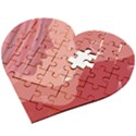 Online Woman Beauty Pink Wooden Puzzle Heart View2