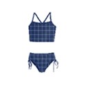 Blue Plaid Girls  Tankini Swimsuit View1