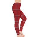 Red plaid Leggings  View4