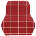 Red plaid Car Seat Back Cushion  View1