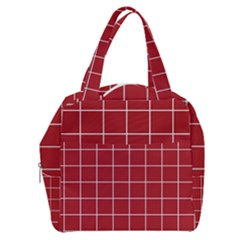 Red Plaid Boxy Hand Bag by goljakoff