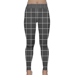 Gray Plaid Classic Yoga Leggings by goljakoff