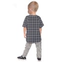 Gray plaid Kids  Raglan Tee View2