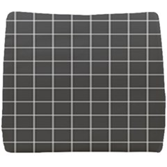 Gray Plaid Seat Cushion by goljakoff