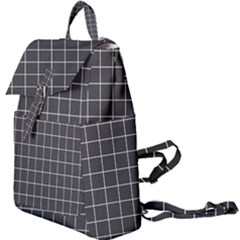 Gray Plaid Buckle Everyday Backpack by goljakoff