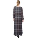 Gray plaid Maxi Chiffon Beach Wrap View2