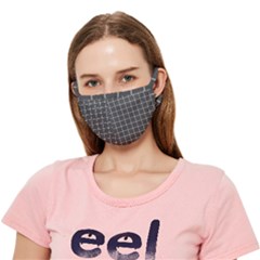 Gray Plaid Crease Cloth Face Mask (adult) by goljakoff