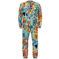 Butterfly And Flowers Onepiece Jumpsuit (men)  by goljakoff