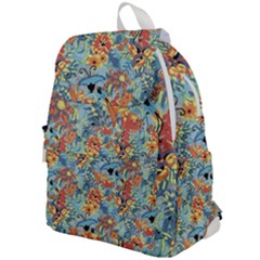 Butterfly And Flowers Top Flap Backpack by goljakoff