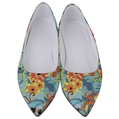 Butterfly And Flowers Women s Low Heels by goljakoff