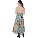 Butterfly and flowers Tie Back Maxi Dress View2