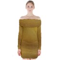 Golden 11 Long Sleeve Off Shoulder Dress View1