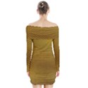 Golden 11 Long Sleeve Off Shoulder Dress View2