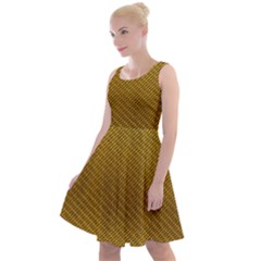 Golden 11 Knee Length Skater Dress by impacteesstreetweargold