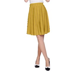 Knitted Pattern A-line Skirt by goljakoff