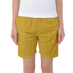 Knitted Pattern Women s Basketball Shorts by goljakoff