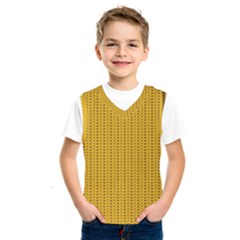 Knitted Pattern Kids  Basketball Tank Top by goljakoff