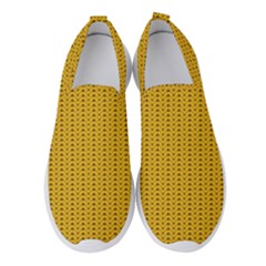 Knitted Pattern Women s Slip On Sneakers by goljakoff