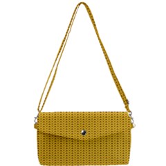 Knitted Pattern Removable Strap Clutch Bag by goljakoff