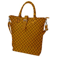 Golden 12 Buckle Top Tote Bag by impacteesstreetweargold