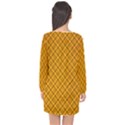 Golden 12 Long Sleeve Chiffon Shift Dress  View2