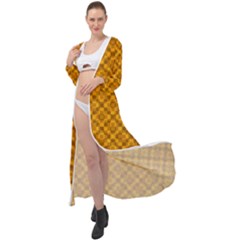 Golden 12 Maxi Chiffon Beach Wrap by impacteesstreetweargold