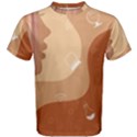 Online Woman Beauty Brown Men s Cotton Tee View1