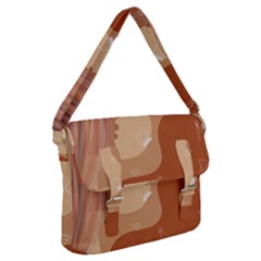 Online Woman Beauty Brown Buckle Messenger Bag