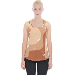 Online Woman Beauty Brown Piece Up Tank Top