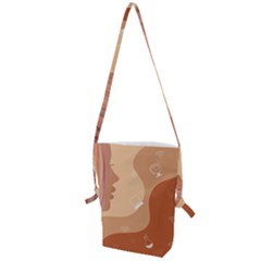 Online Woman Beauty Brown Folding Shoulder Bag by Mariart