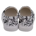 Black And White Graffiti Abstract Collage Men s Canvas Slip Ons View4