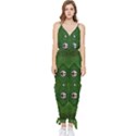 one Island in a safe environment of eternity green Sleeveless Tie Ankle Jumpsuit View1