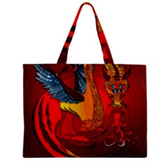 Dragon Metallizer Zipper Mini Tote Bag