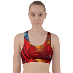 Dragon Metallizer Back Weave Sports Bra by HermanTelo