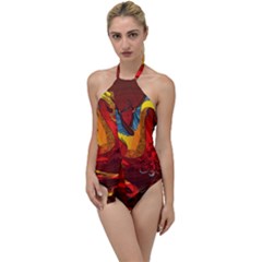 Dragon Metallizer Go With The Flow One Piece Swimsuit by HermanTelo