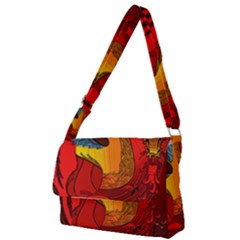 Dragon Metallizer Full Print Messenger Bag (s) by HermanTelo