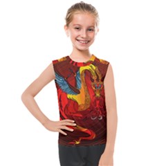 Dragon Metallizer Kids  Mesh Tank Top