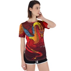 Dragon Metallizer Perpetual Short Sleeve T-shirt by HermanTelo