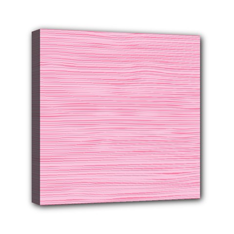 Pink Knitting Mini Canvas 6  X 6  (stretched) by goljakoff