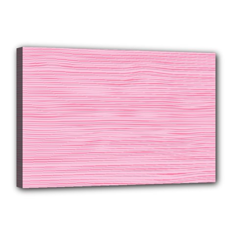 Pink Knitting Canvas 18  X 12  (stretched) by goljakoff