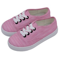 Pink Knitting Kids  Classic Low Top Sneakers by goljakoff