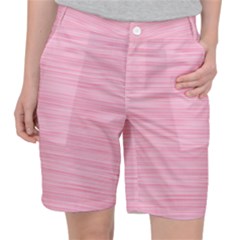 Pink Knitting Pocket Shorts by goljakoff