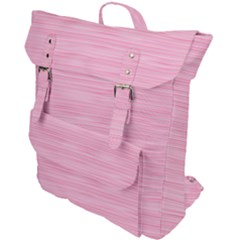 Pink Knitting Buckle Up Backpack by goljakoff