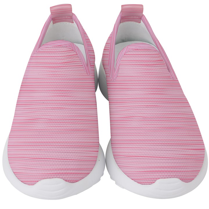 Pink knitting Kids  Slip On Sneakers