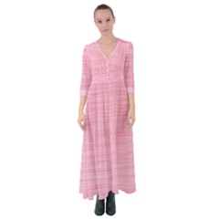 Pink Knitting Button Up Maxi Dress by goljakoff