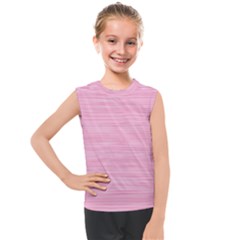 Pink Knitting Kids  Mesh Tank Top